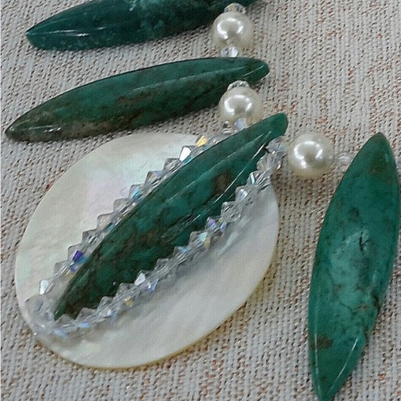 NWT Genuine Turquoise Necklace Set - Picture 12 of 12